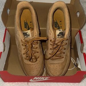 Nike Air Force 1 Brown Sneakers